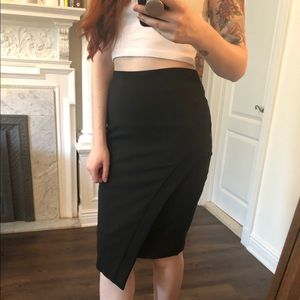 Elizabeth & James Asymmetrical Pencil Skirt